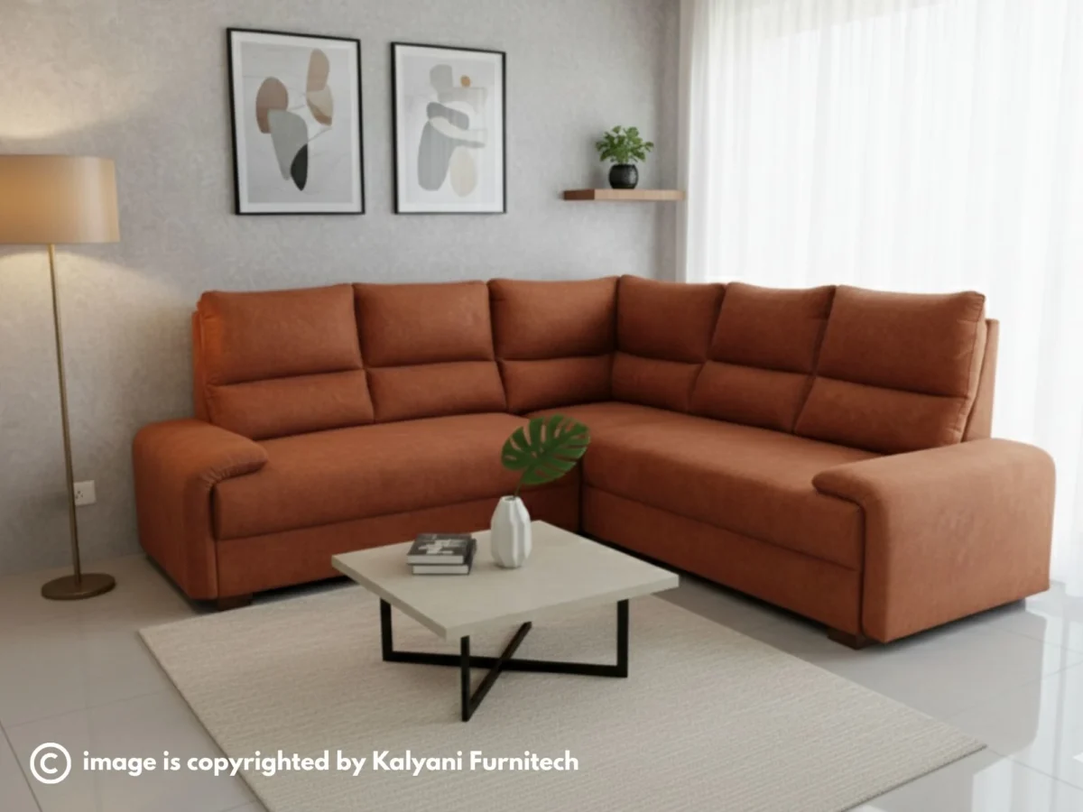 L Shape Sofa (KFLS004) - Image 2