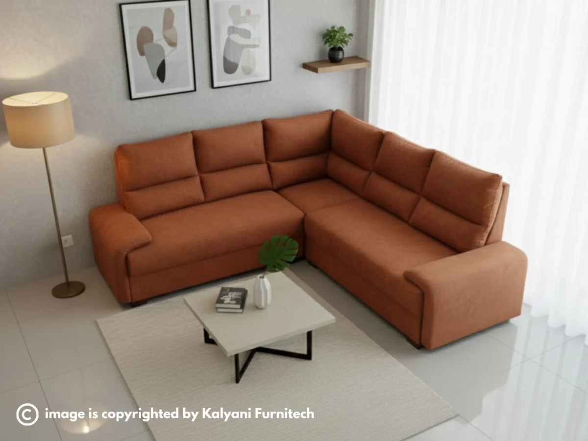 L Shape Sofa (KFLS004) - Image 3