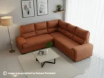 L Shape Sofa (KFLS004) - Image 3