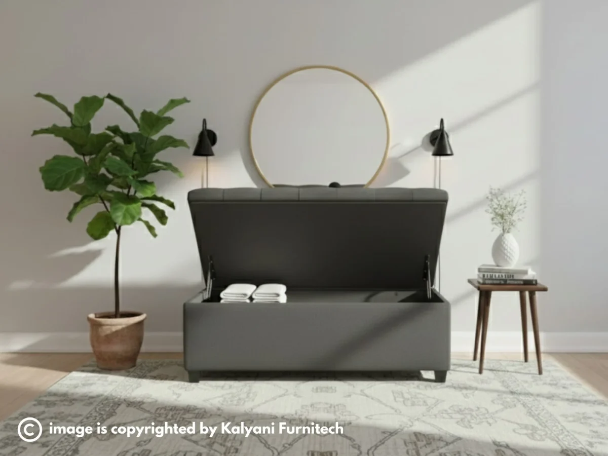 Bedside Bench, with Storage (KFBCB007) - Image 3