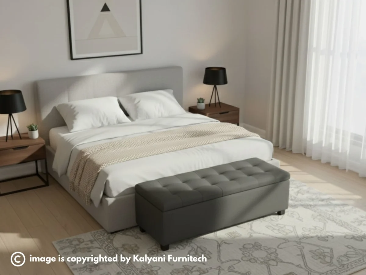 Bedside Bench, with Storage (KFBCB007) - Image 2