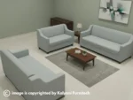 Sofa Set (KFTT006) - Image 4