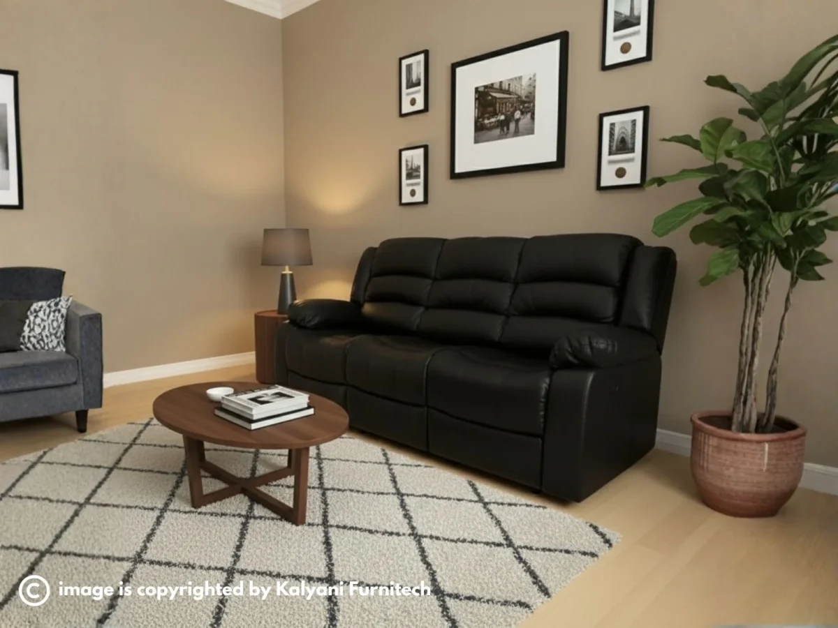 3 Seater Recliner, Manual (KFTHRM001) - Image 4