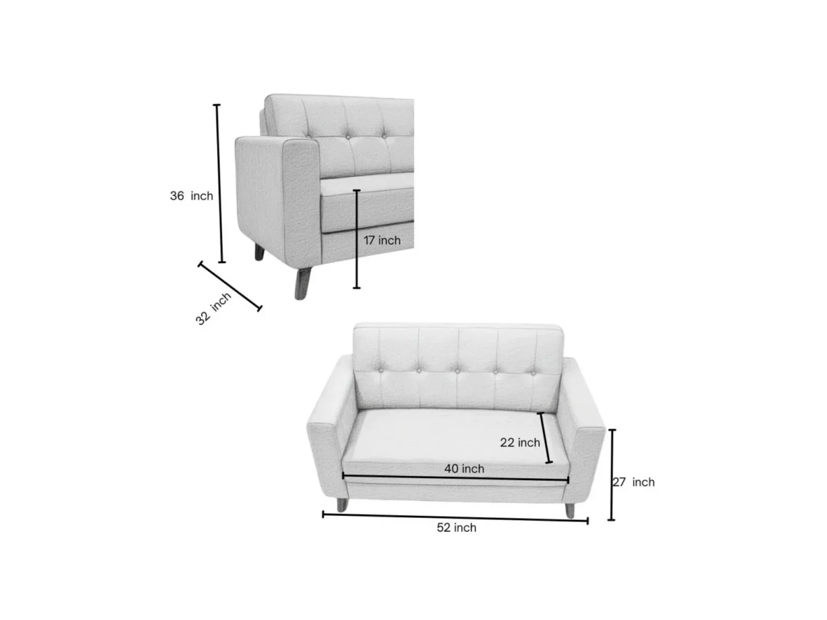 2 Seater Sofa (KFTW001) - Image 5