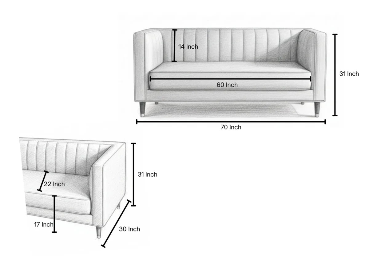 3 Seater Sofa (KFTH004) - Image 6