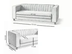 3 Seater Sofa (KFTH014) - Image 6