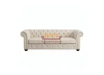 Classic Chesterfield 3-Seater Sofa