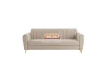 3 Seater Premium Channel-Tufted Sofa