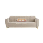 3 Seater Premium Channel-Tufted Sofa
