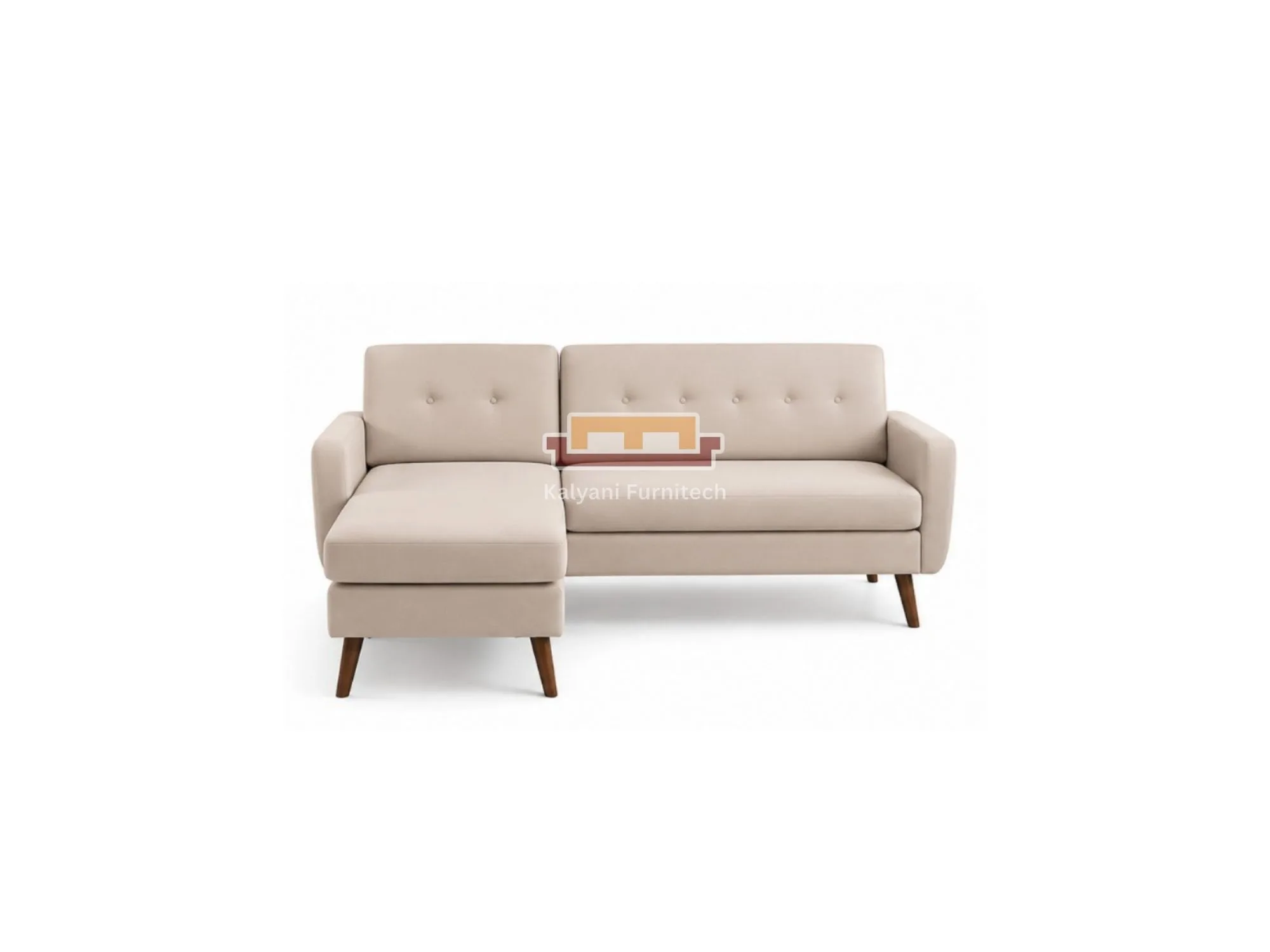 1 (9) Contemporary Mid Century L Shape Sofa