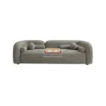 Contemporary 3 seater curved sofa